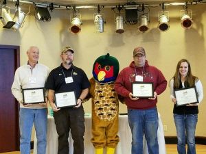 Chapter VP, Bradley Vinje, received a 2016 Fresh Feather Award for newly active members.